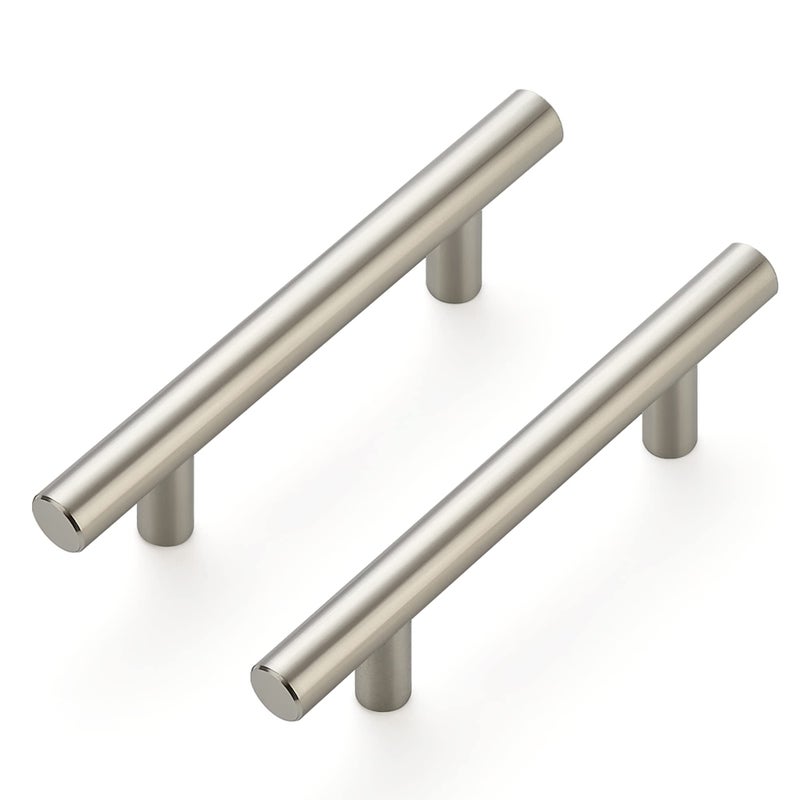 Ravinte 6 Pack 5 inch Kitchen Cabinet Handles Cabinet Pulls Brushed Nickel Stainless Steel Kitchen Drawer Pulls Cupboard Handles 3" Hole Center - Image 1